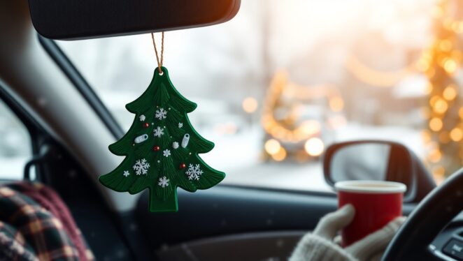 Christmas Tree Car Freshener: Bring Holiday Bliss on the Road Christmas Tree Car Freshener: Bring Holiday Bliss on the Road