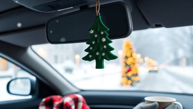 Christmas Tree Car Freshener: Bring Holiday Bliss on the Road Christmas Tree Car Freshener: Bring Holiday Bliss on the Road
