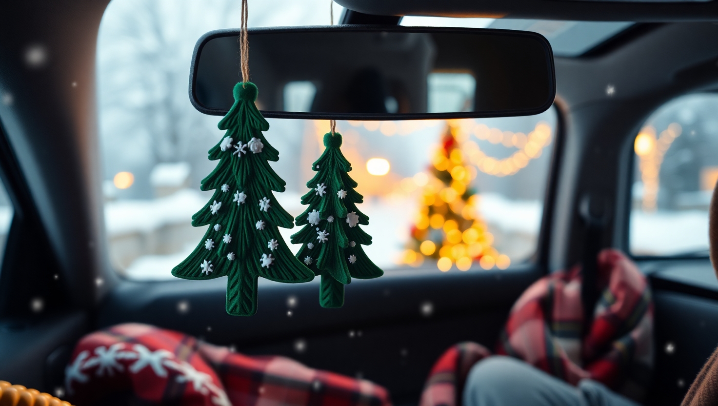 Christmas Tree Car Freshener: Bring Holiday Bliss on the Road