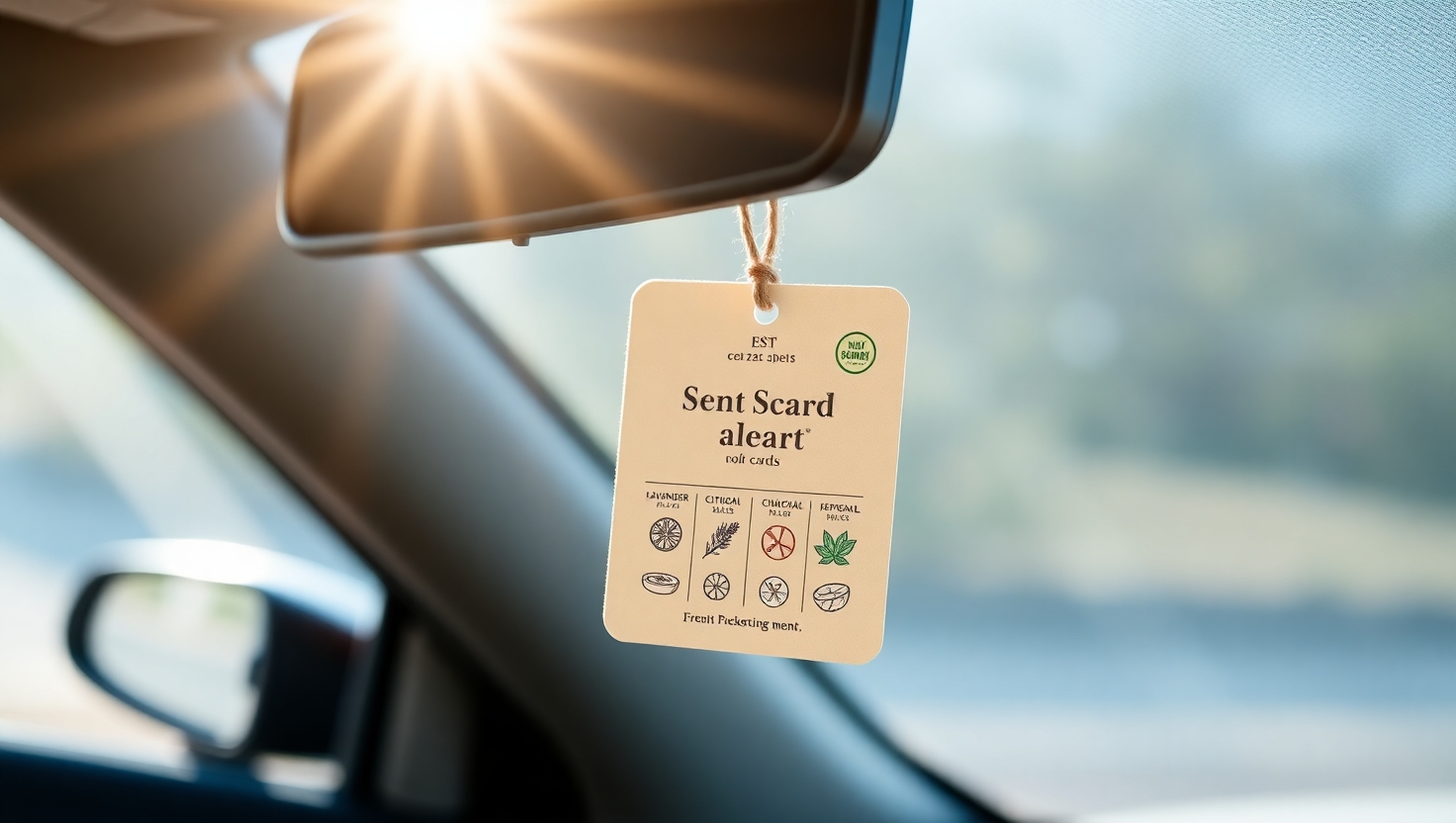 The Iconic Hanging Car Scent Card: A Small Detail for a Big Impact on Your Drive