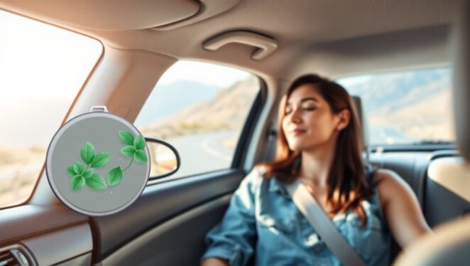 Peppermint Motion Sickness Scent: A Natural Remedy for a More Comfortable Drive Peppermint Motion Sickness Scent: A Natural Remedy for a More Comfortable Drive
